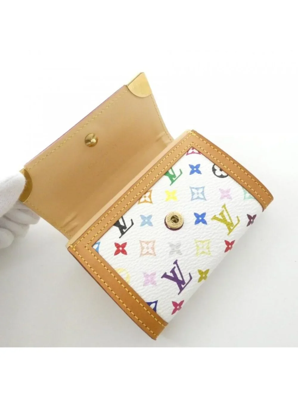 Louis Vuitton Multicolor Porte Monnaie Pla Coin Purse